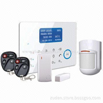 GSM/PSTN Dual Networks Alarm System with Touch Keypad, App Control, Temperature Sensor, CID Protocol